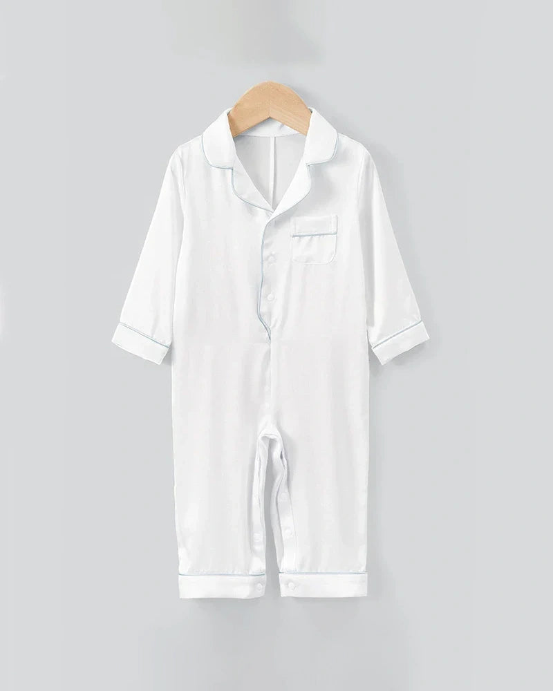 ワンピースベビーシルクパジャマ