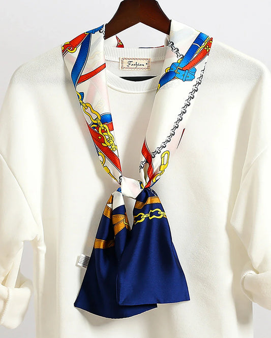 ラグジュアリー長方形シルクスカーフ