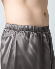 メンズクラシックシルクショートパジャマセット