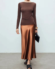 22匁シルクマキシスカート