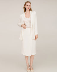 40匁シルク ショールカラー ブレザー