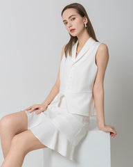 40匁 Vネックシルクベスト