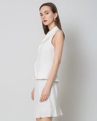 40匁 Vネックシルクベスト