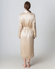 冬用 シルク＆ベルベット リバーシブルガウン