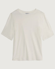 ウォッシャブルシルク ジャージー クルーネックTシャツ