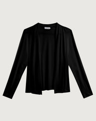ウォッシャブルシルク ジャージー ドレープカーディガン