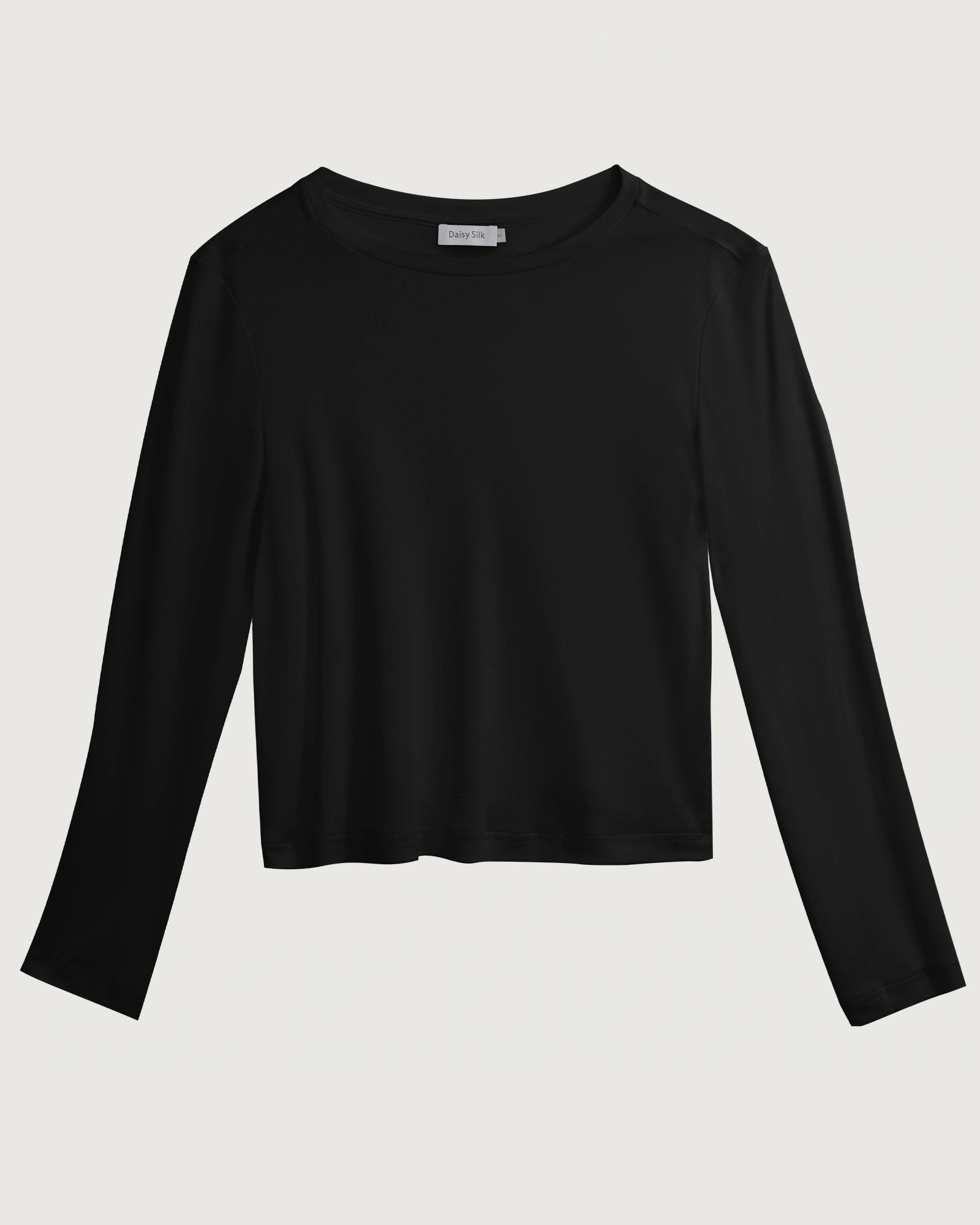 洗えるシルクジャージー ロングスリーブTシャツ