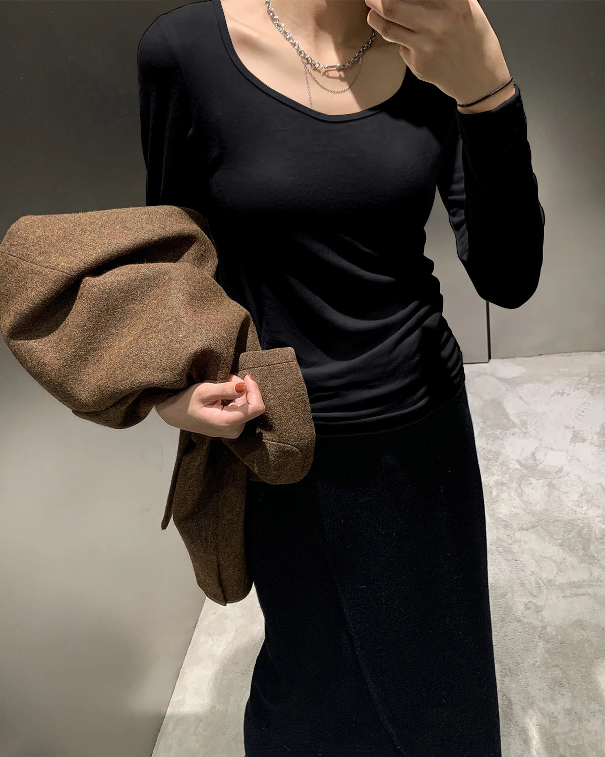 レディース 起毛 サーマルインナー セット