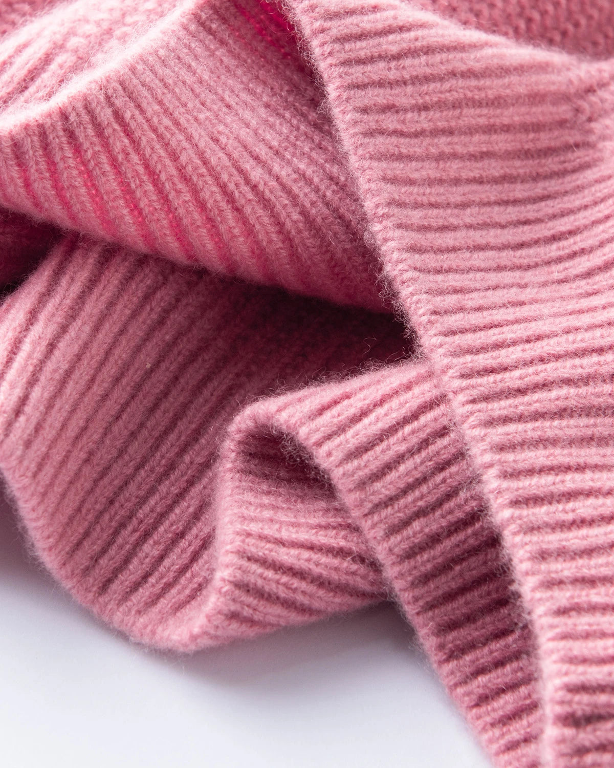 レディース ハーフジップ カシミヤ プルオーバー セーター