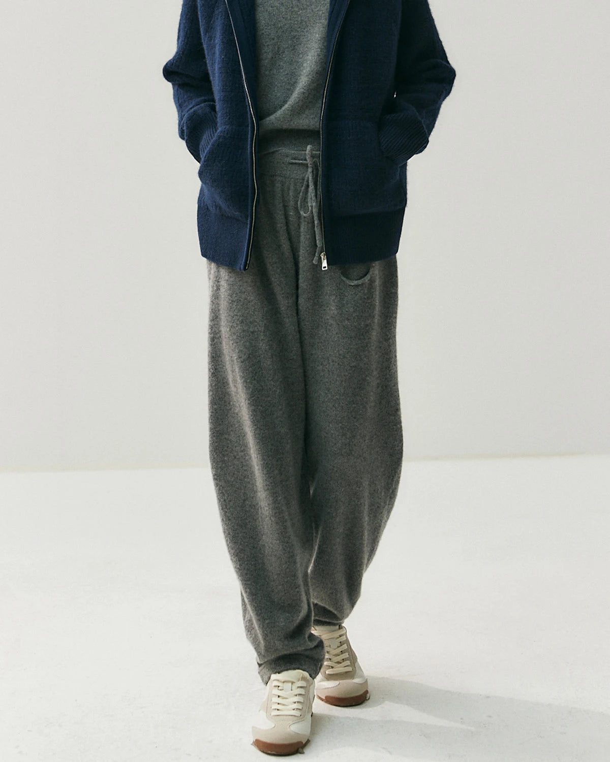 リラックスフィット カシミヤウールパンツ（レディース）