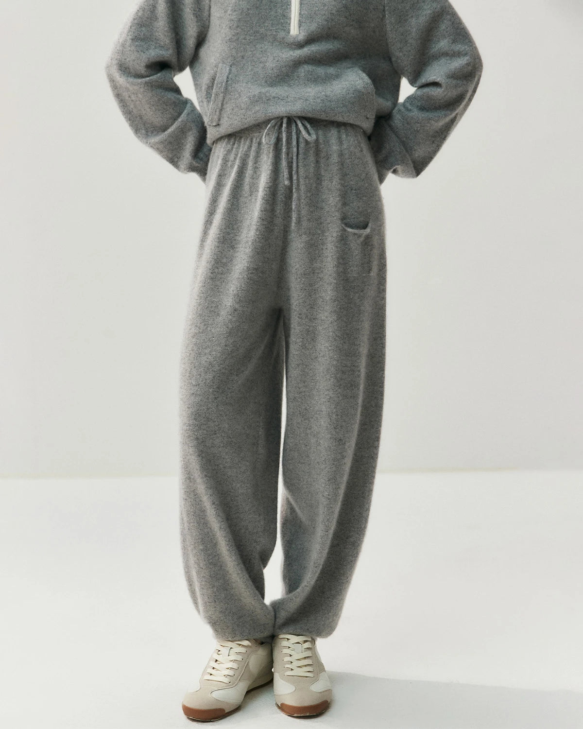 リラックスフィット カシミヤウールパンツ（レディース）