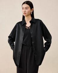 レディース ウォッシャブルシルクブラウス ベーシックスタイル