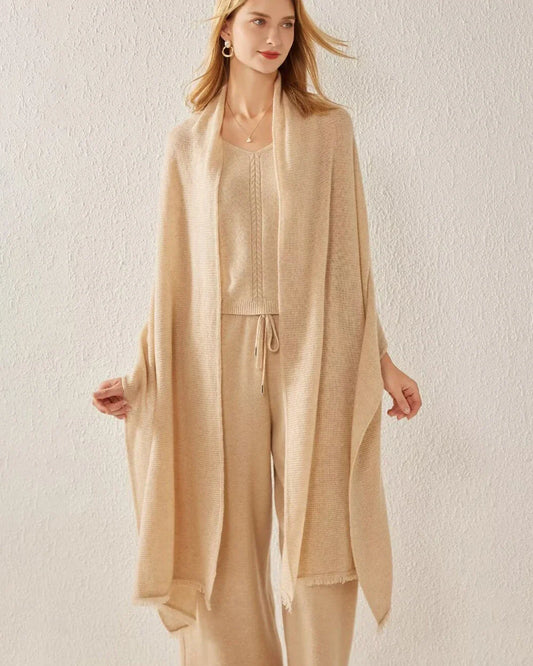 ウィメンズ カシミヤ フリンジスカーフ