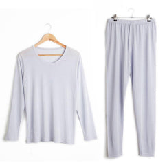 男性用 100% シルク 軽量保温インナーセット