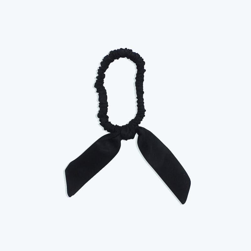 22匁シルク製テール付き上品ヘアバンド