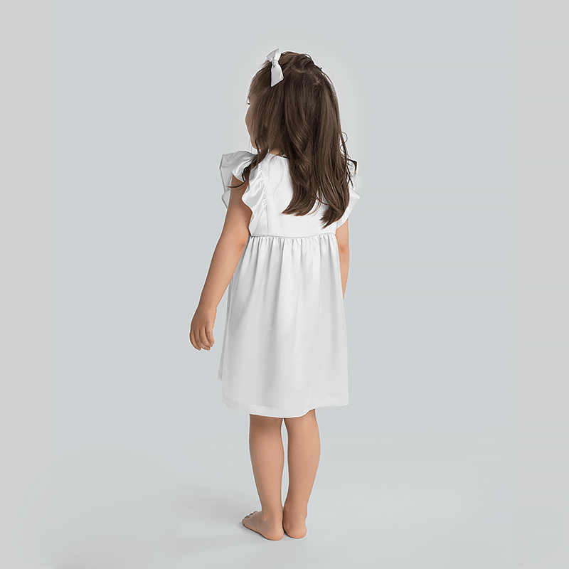 かわいい女の子用シルクドレス