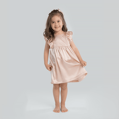 かわいい女の子用シルクドレス