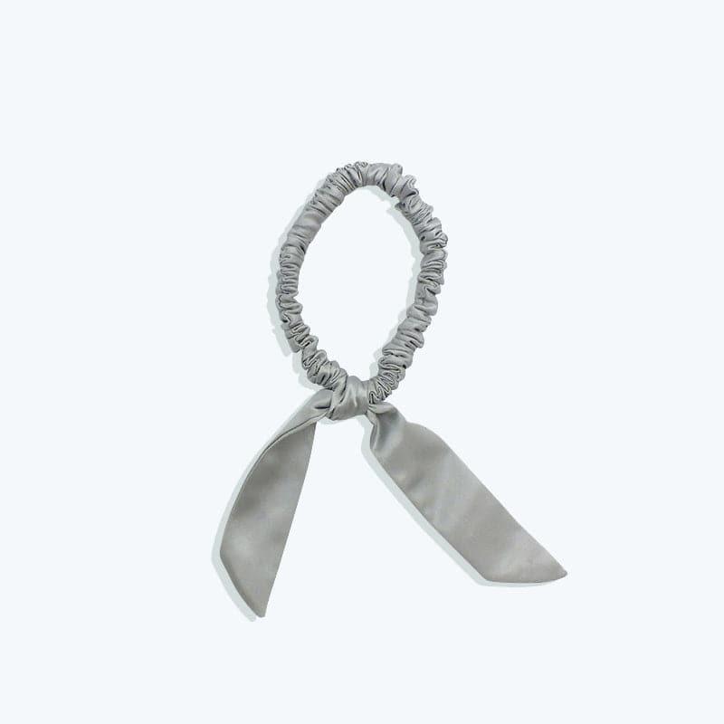 22匁シルク製テール付き上品ヘアバンド