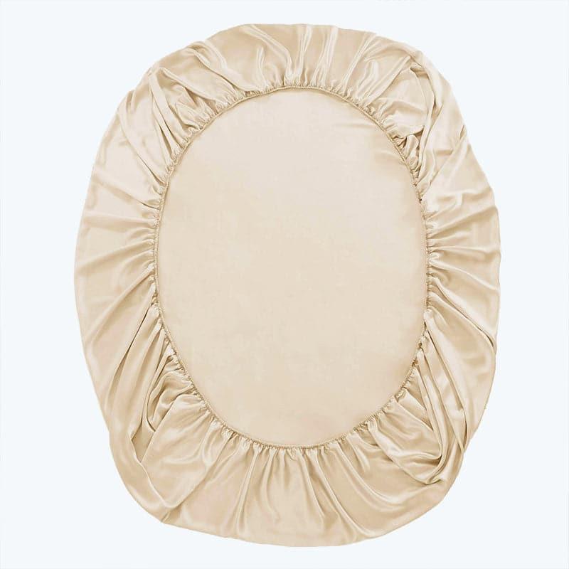 19 Momme Silk Fitted Sheet, Champagne