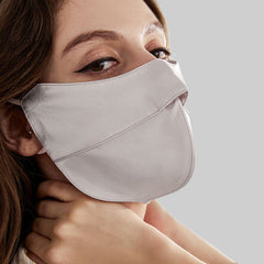 100％シルク製 アイコーナープロテクトマスク（日焼け止め付き）