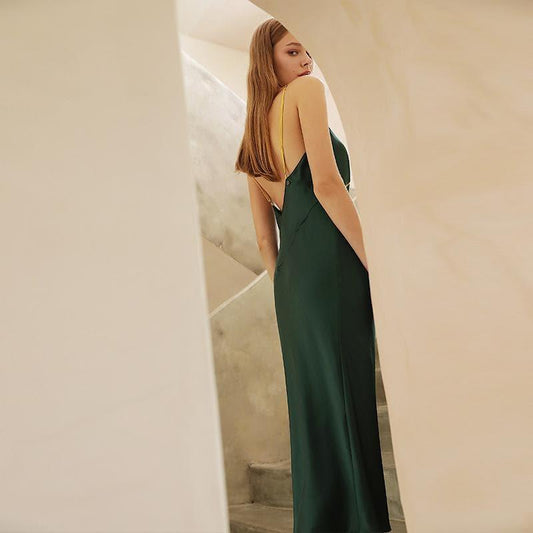 22モミ シルク ロングドレス ナイトガウン