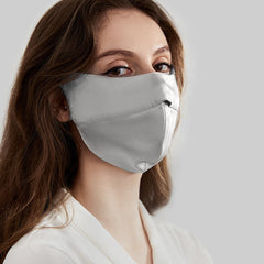 100％シルク製 アイコーナープロテクトマスク（日焼け止め付き）