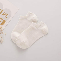 肌に優しいレディースシルクボートソックス