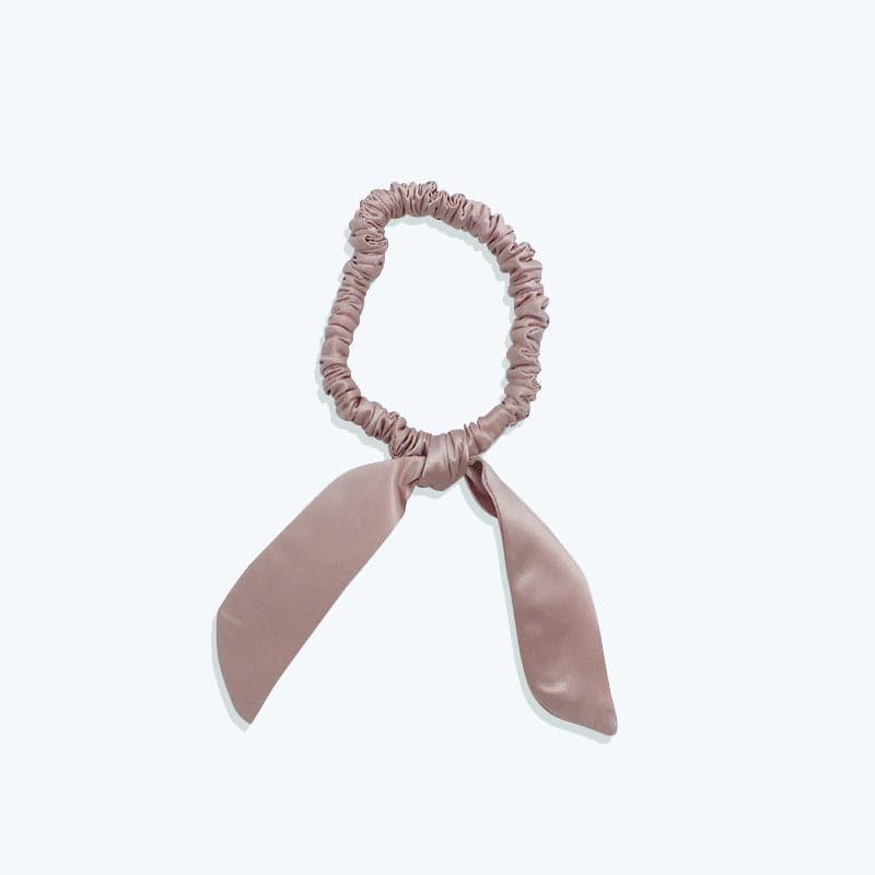 22匁シルク製テール付き上品ヘアバンド