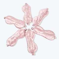 12星座デザイン ピンクシルクの睡眠用マスク 22モミ