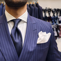 メンズ用シルクハンカチーフ