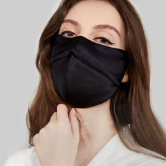 100％シルク製 アイコーナープロテクトマスク（日焼け止め付き）