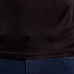 メンズ ベーシックスタイル シルクニット Tシャツ