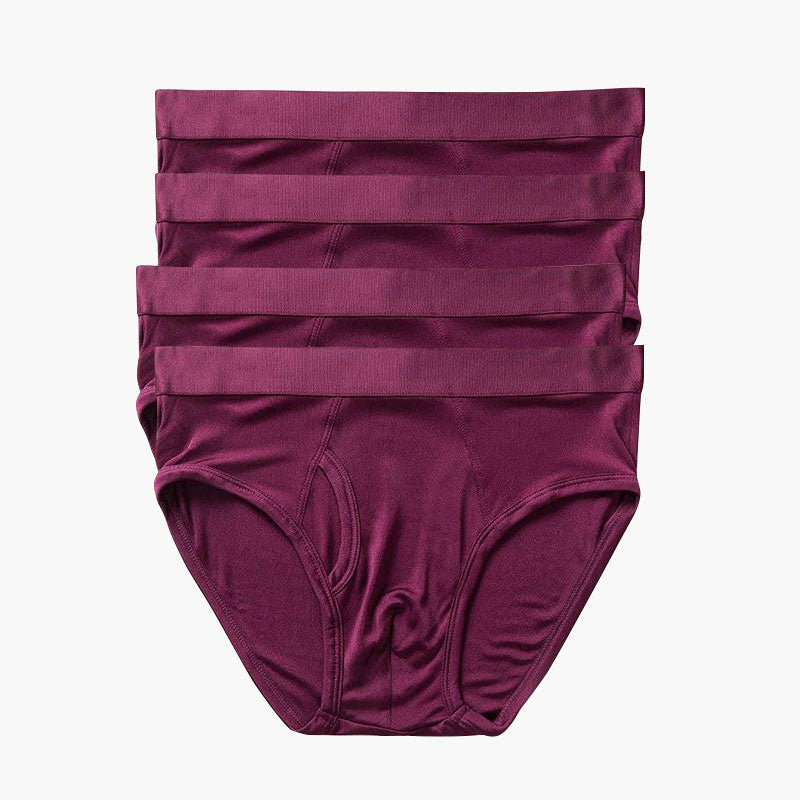 メンズ用シルクニットブリーフ 4枚セット