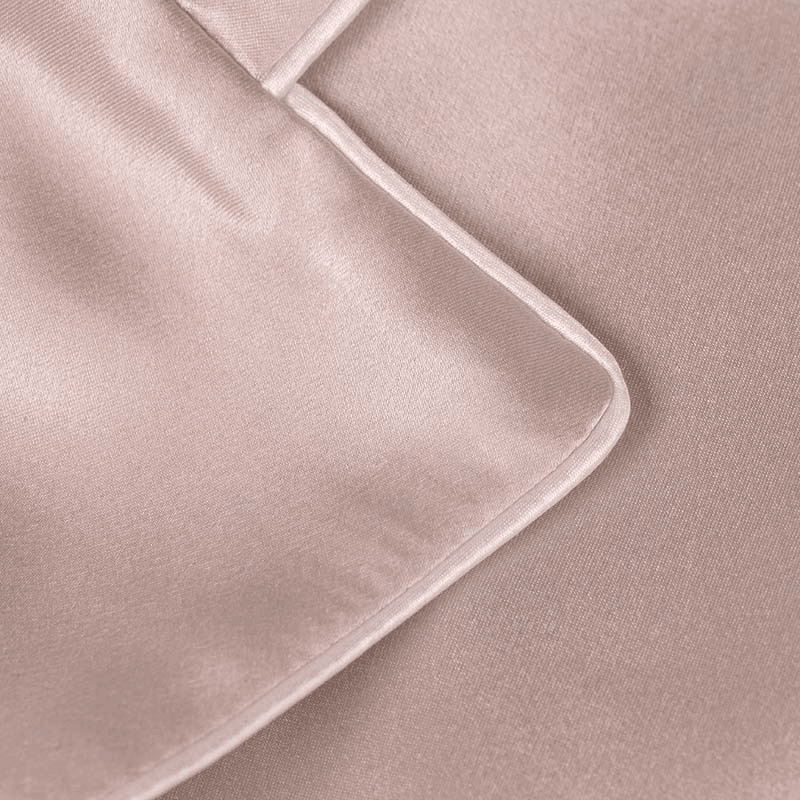 Classic Long Set Kid's Silk Pajamas Pink