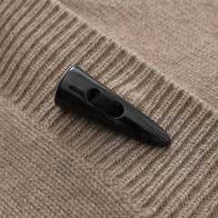 ミディアム丈のカシミヤカーディガン