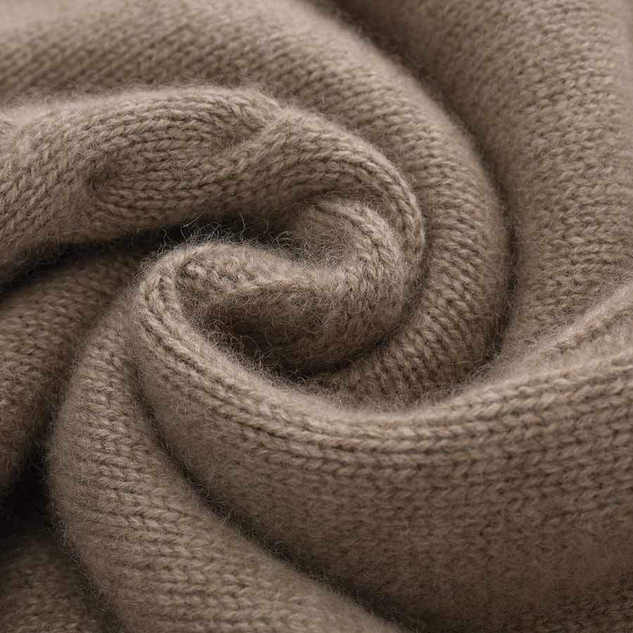 ミディアム丈のカシミヤカーディガン