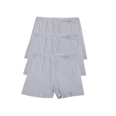 3枚セット 大きめサイズ 伸縮性ニット ソフトシルクボクサーショーツ